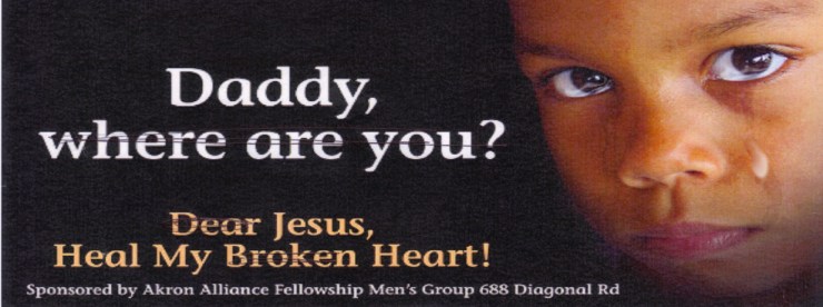 Children need their fathers in their lives. Pray for your community and for a change of hearts.